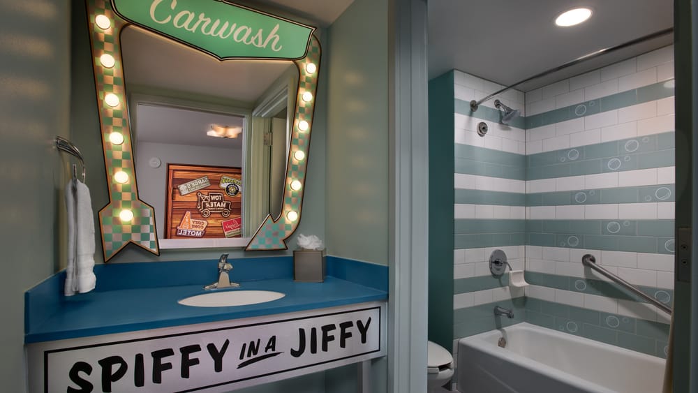 WDW - DAAR - Cars - Bathroom-1000x563-43dba24 Disney World Resort: Art of Animation Family Suite Bathroom