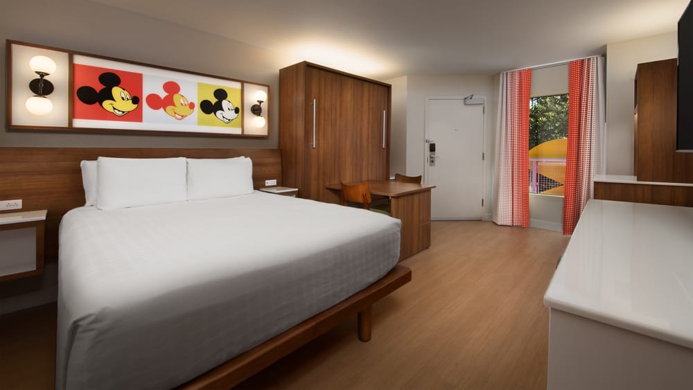WDW - Pop Century - Bedroom-1000x563-43dba24 Disney World Resort: Pop Century Room View